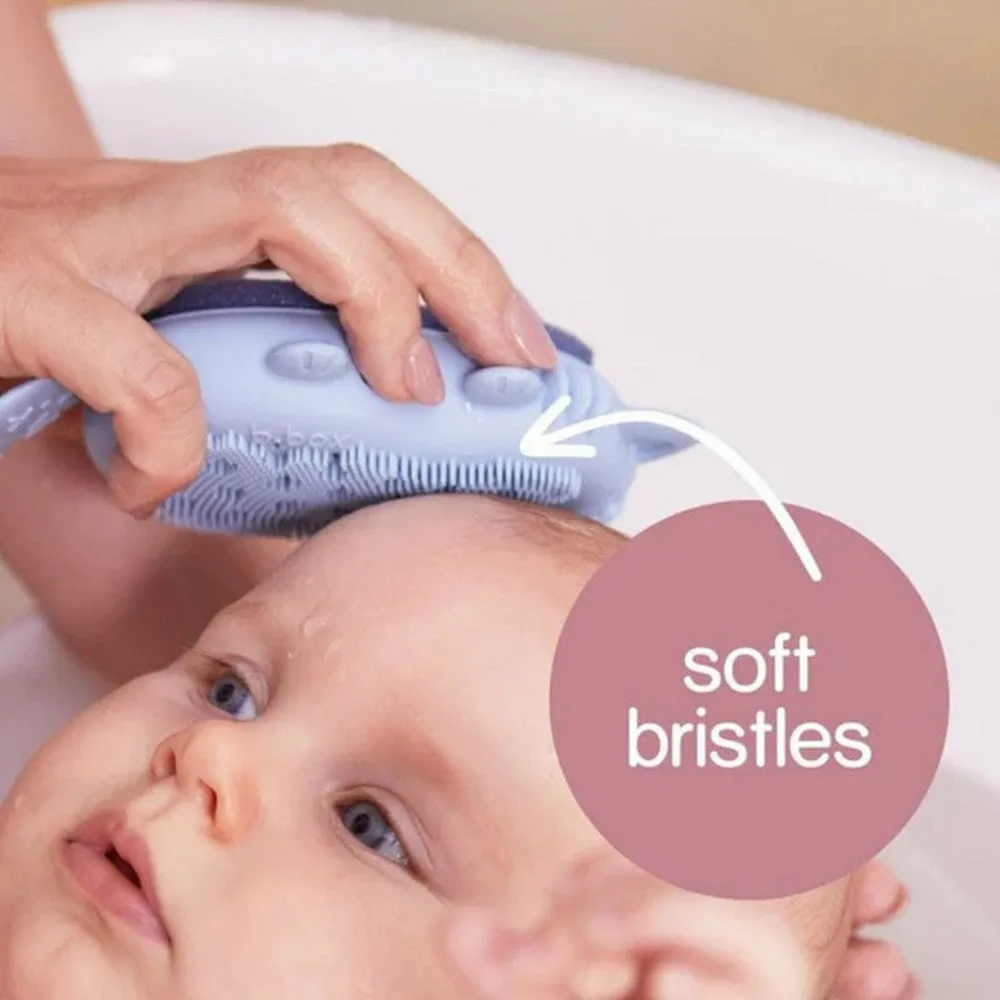 Baby Soft Silicone Bath Brush With Sponge