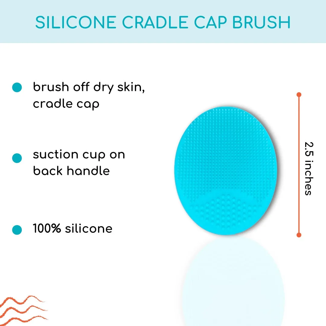 Baby / Toddler Hair Brush Set With Soft Hairbrush, Hard Bristle Brush & Cradle Cap Brush