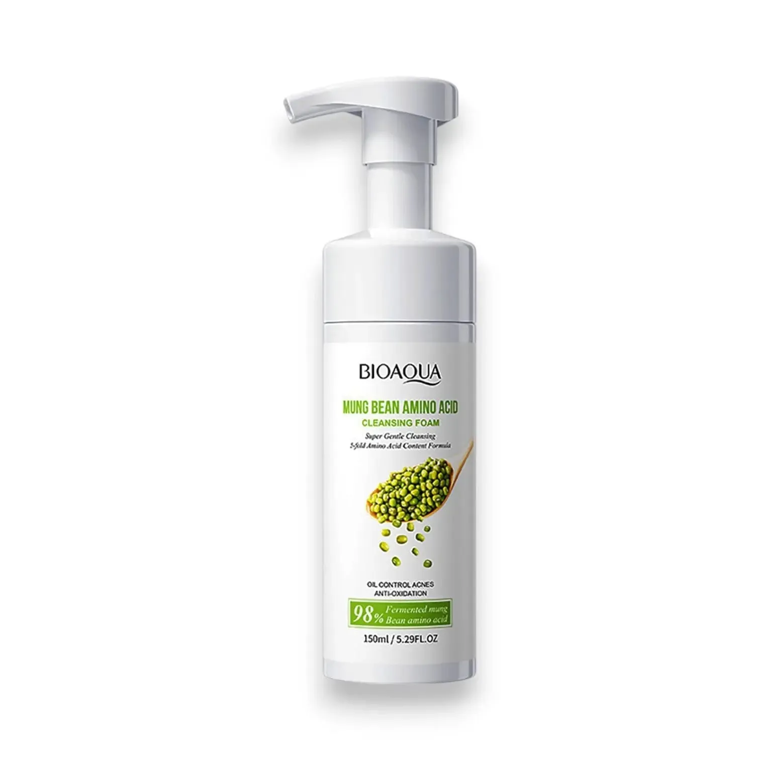 Bioaqua Mung Bean Amino Acid Cleansing Foam 150ml