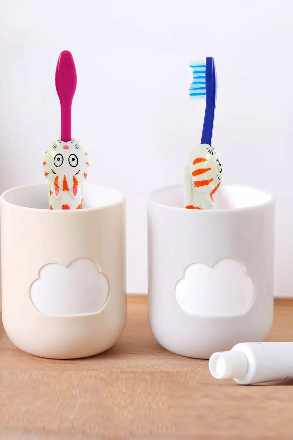 Brush Buddies Talkin Wanda Whiskers (Cat) Toothbrush - Pink