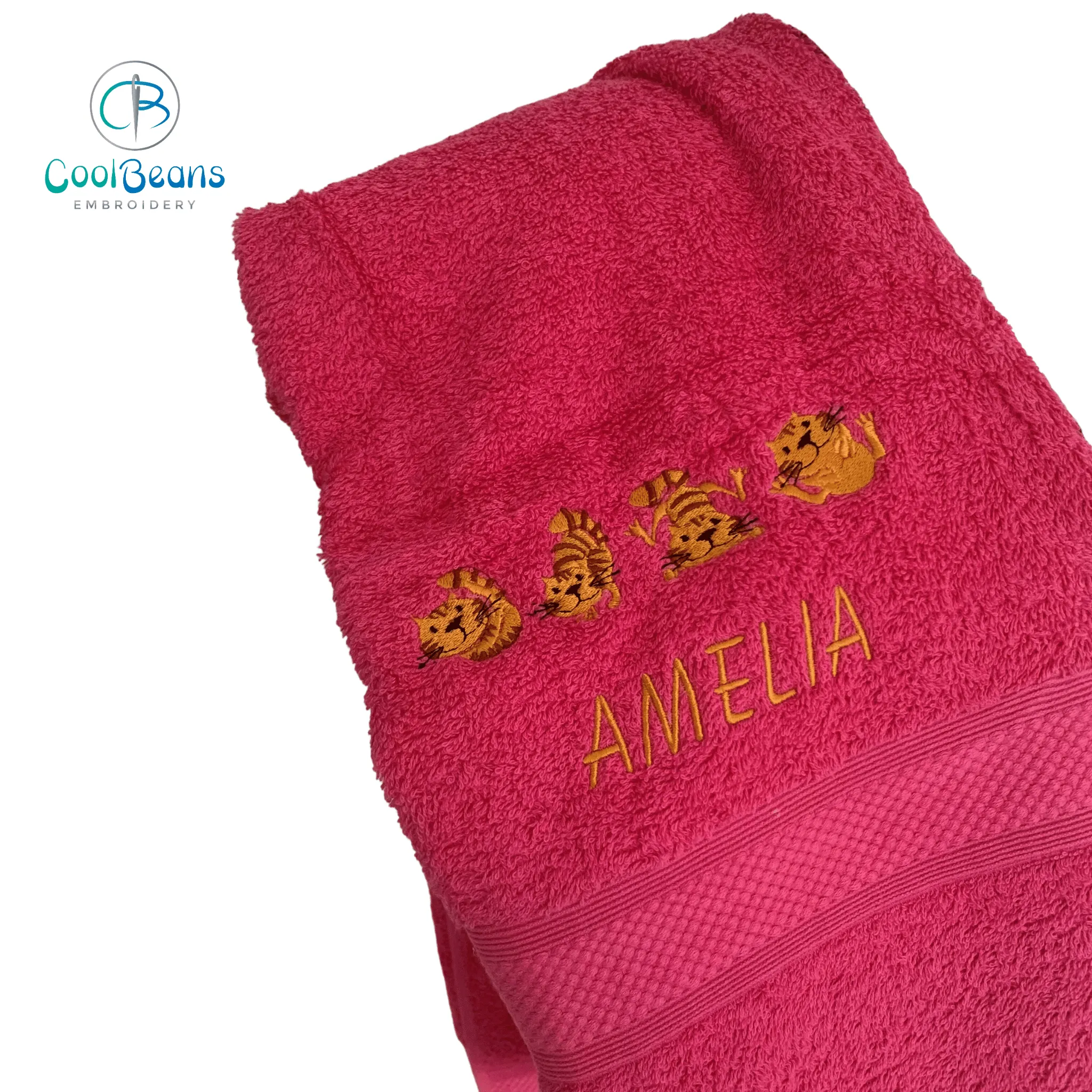 Cat Towels - Kittens / Cats - Personalised