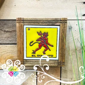 El Diablito - Loteria Wall Art El Diablito - Loteria Wall Art