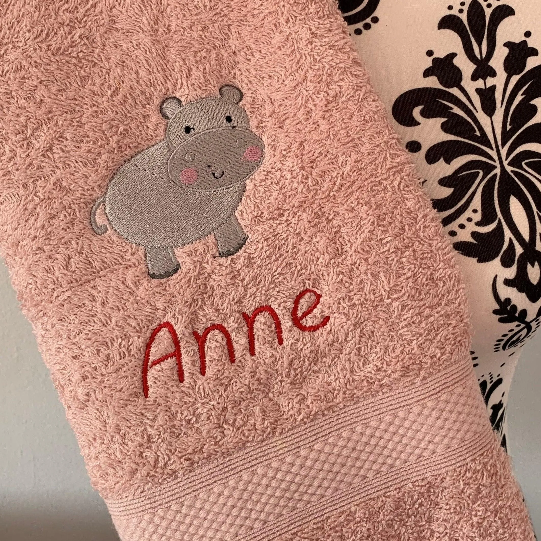 Hippo Towels- Personalised