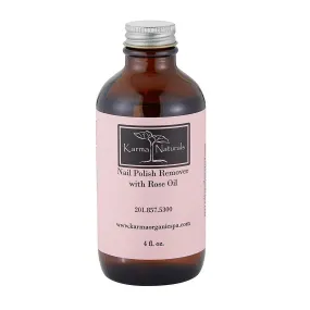 Karma Naturals Nail Polish Remover with Soybean and Rose Oil - 4 fl. Oz.