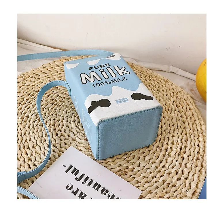 Kawaii Harajuku Milk Crossbody Shoulder Bag
