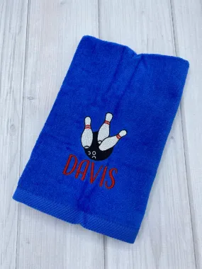 Personalized Bowling Towel