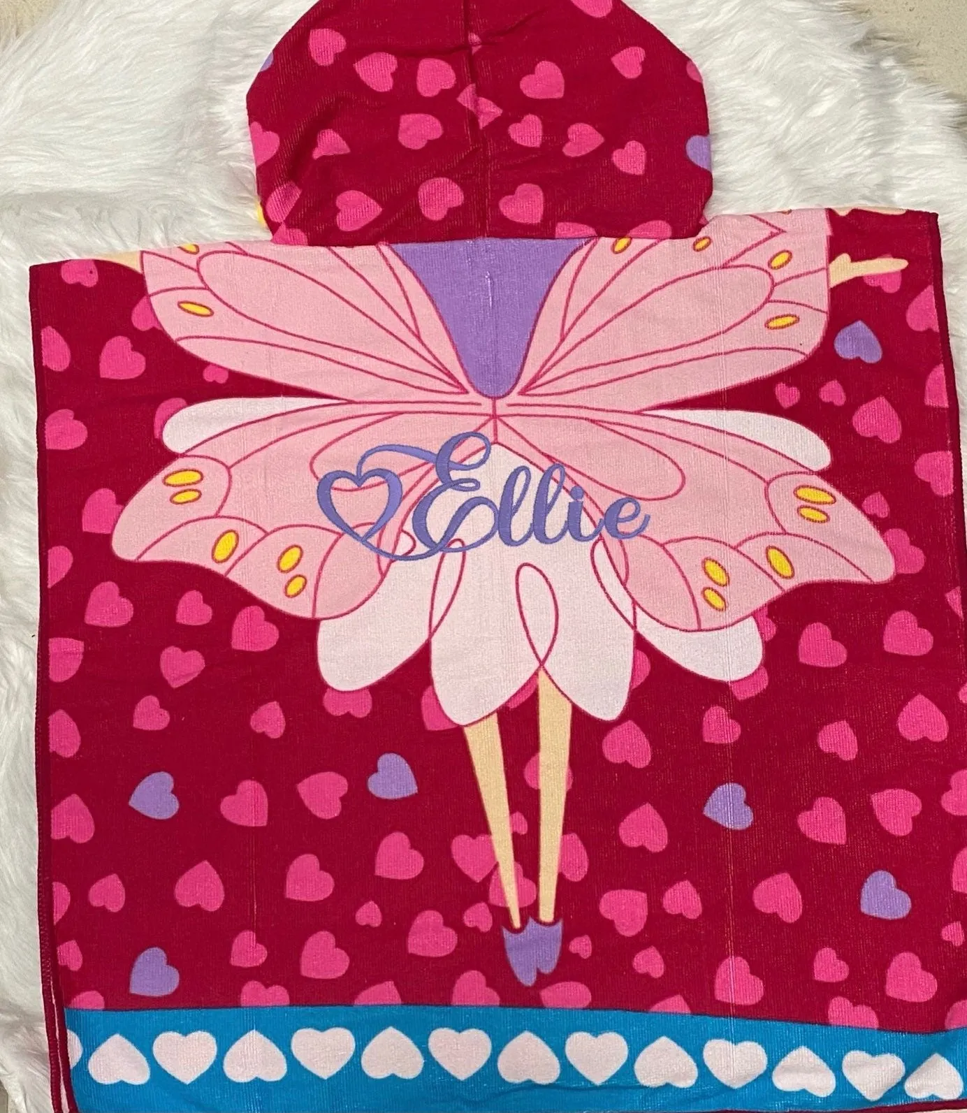 Personalized Hooded Kids Towel