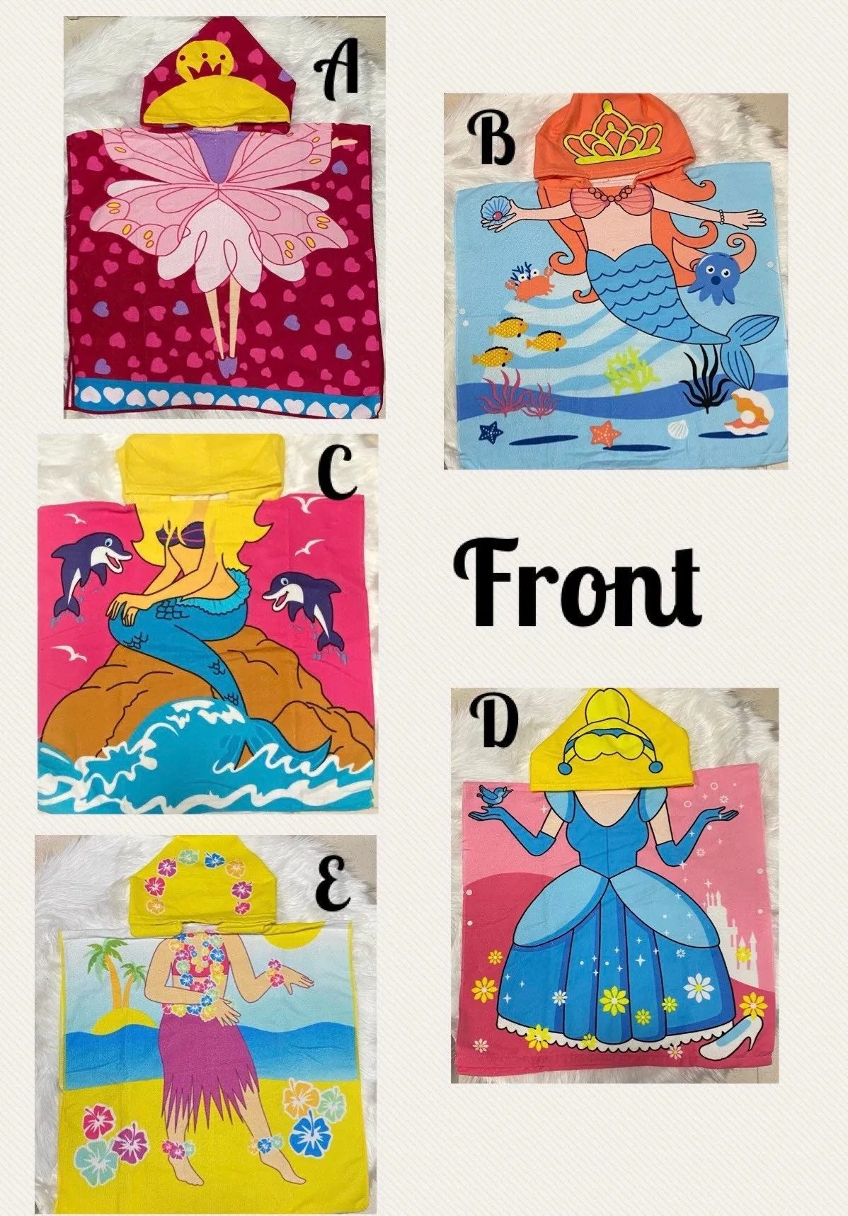 Personalized Hooded Kids Towel