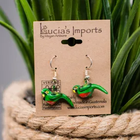 Quetzal Ceramic Earrings