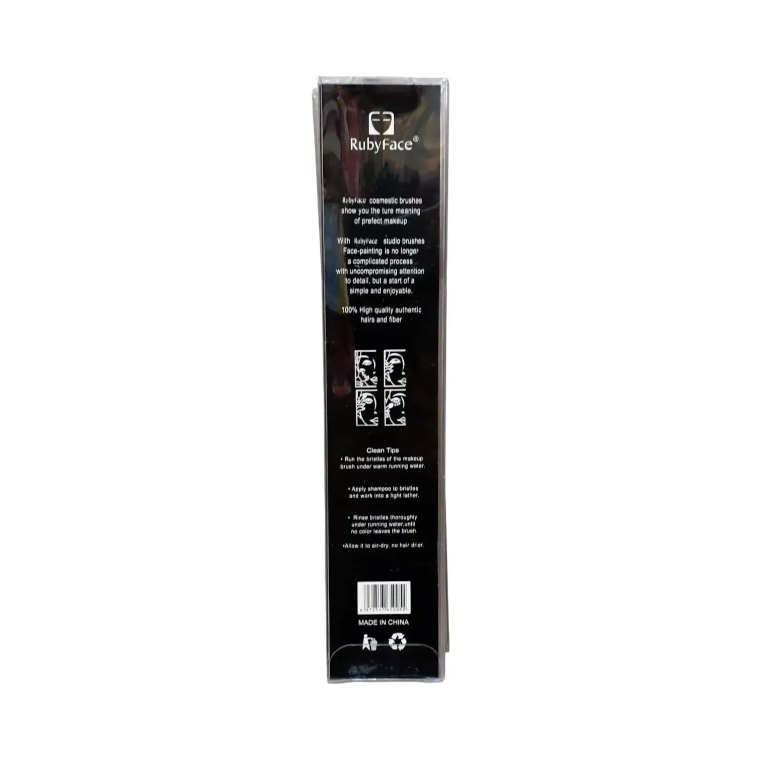 Rubyface Makeup Brush Glitter Handle