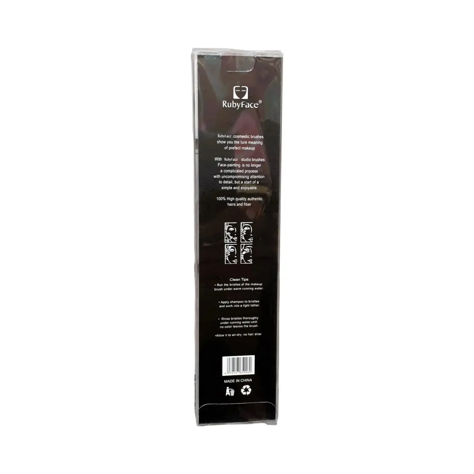 Rubyface Makeup Brush Glitter Handle