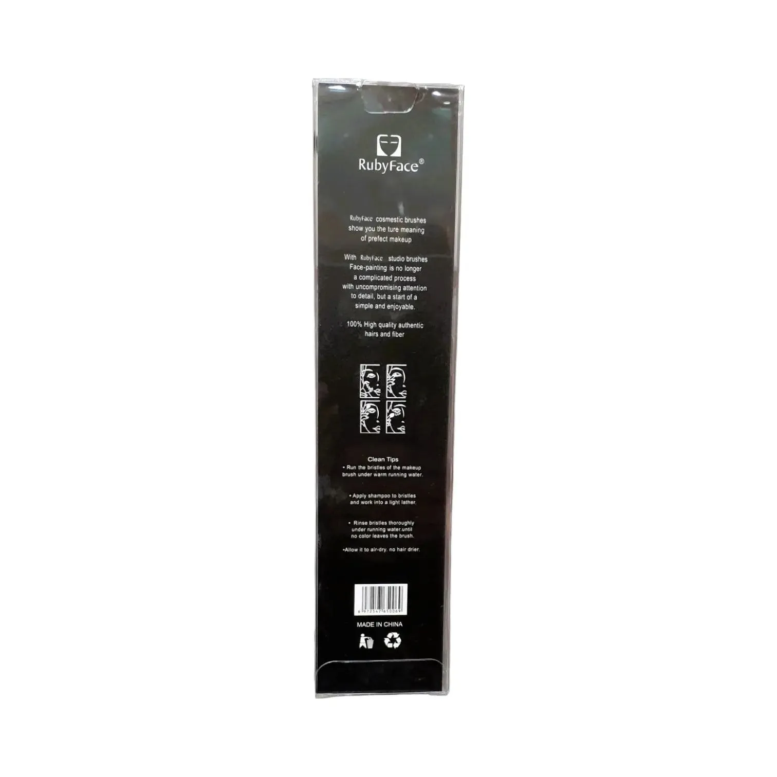 Rubyface Makeup Brush Glitter Handle
