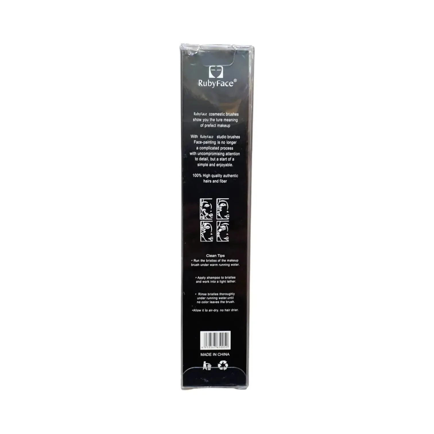 Rubyface Makeup Brush Glitter Handle