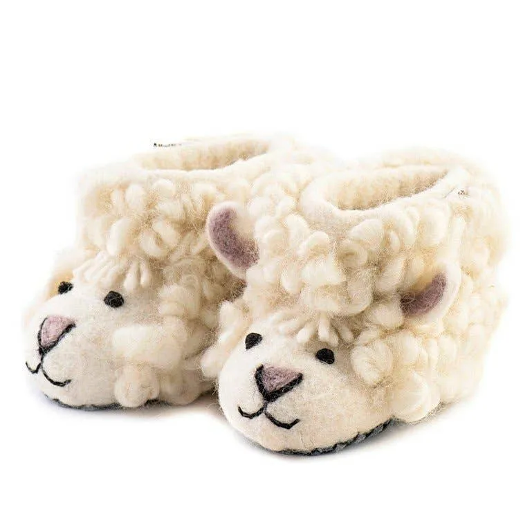 Sew Heart Felt - Shirley Sheep Children's Slippers