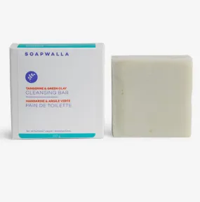 Soapwalla Tangerine & Green Clay Cleansing Bar