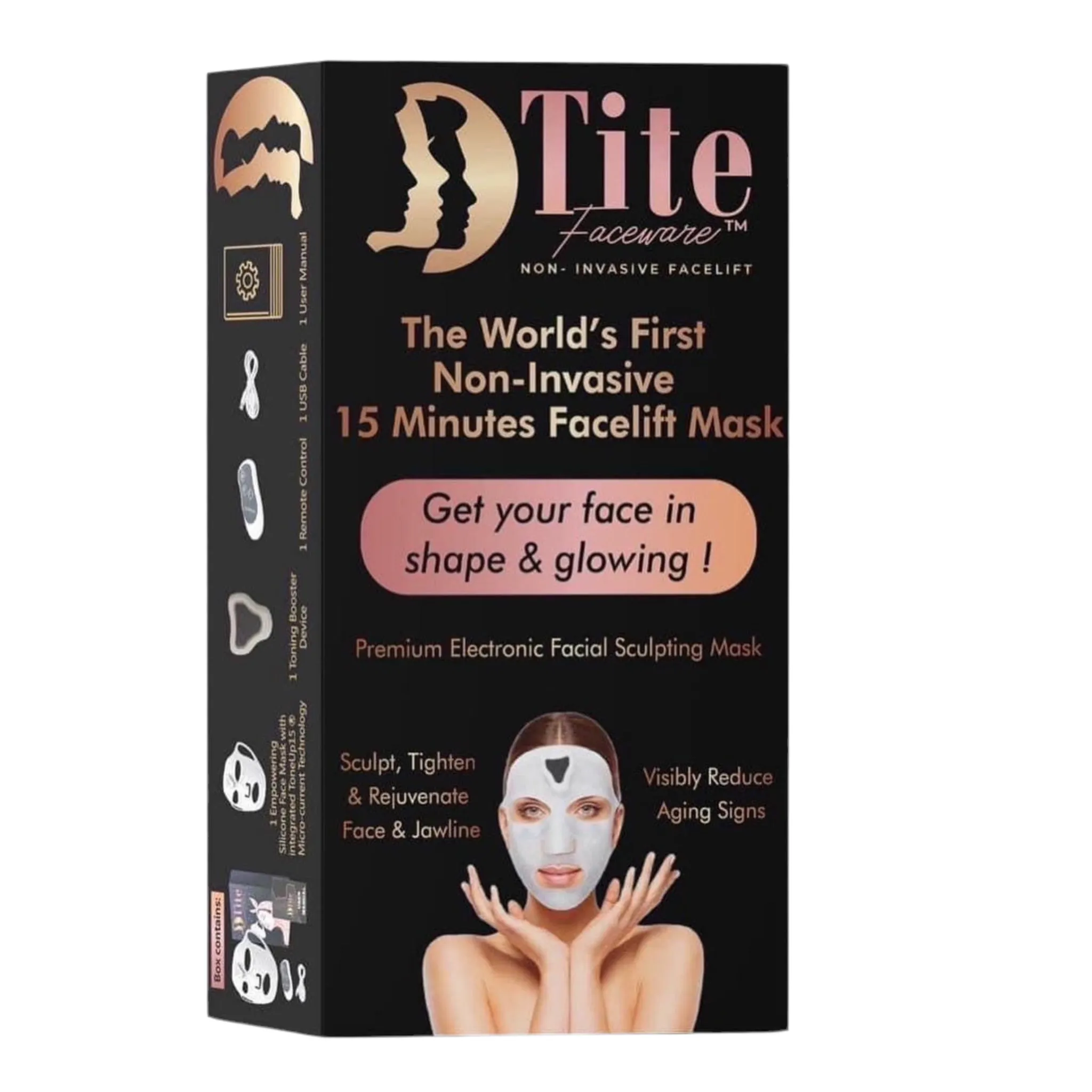 Tite FaceWare™️ MicroCurrrent FaceYoga LiftingMask