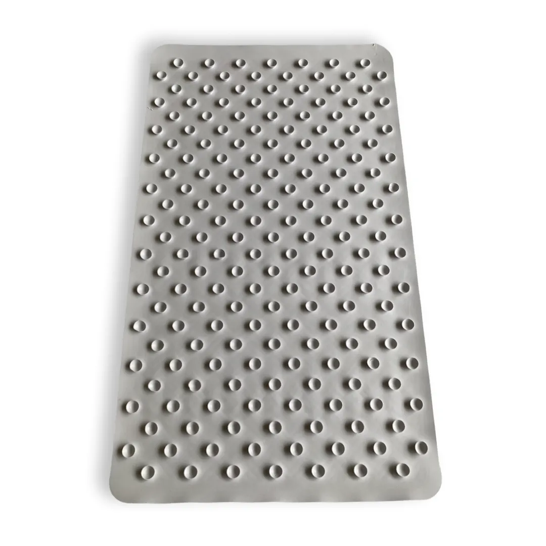White Natural Rubber Bath/Shower Mat